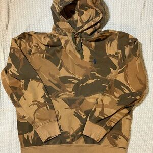 Polo Ralph Lauren Brown Camouflage Hoodie